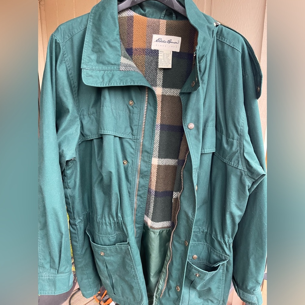 Eddie Bauer Men’s Parka- Wool lined